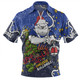 Canterbury-Bankstown Bulldogs Christmas Custom Zip Polo Shirt - Let's Get Lit Chrisse Pressie Zip Polo Shirt