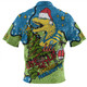 Parramatta Eels Christmas Custom Zip Polo Shirt - Let's Get Lit Chrisse Pressie Zip Polo Shirt