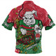 South Sydney Rabbitohs Custom Zip Polo Shirt - Let's Get Lit Chrisse Pressie Zip Polo Shirt