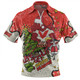 St. George Illawarra Dragons Christmas Custom Zip Polo Shirt - Let's Get Lit Chrisse Pressie Zip Polo Shirt