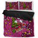 Manly Warringah Sea Eagles Christmas Custom Bedding Set - Let's Get Lit Chrisse Pressie Bedding Set