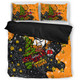 Wests Tigers Christmas Custom Bedding Set - Let's Get Lit Chrisse Pressie Bedding Set