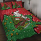 South Sydney Rabbitohs Custom Quilt Bed Set - Let's Get Lit Chrisse Pressie Quilt Bed Set