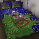 New Zealand Warriors Christmas Custom Quilt Bed Set - Let's Get Lit Chrisse Pressie Quilt Bed Set