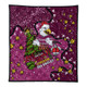 Manly Warringah Sea Eagles Christmas Custom Quilt - Let's Get Lit Chrisse Pressie Quilt
