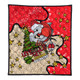 Redcliffe Dolphins Christmas Custom Quilt - Let's Get Lit Chrisse Pressie Quilt