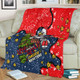 Sydney Roosters Christmas Custom Blanket - Let's Get Lit Chrisse Pressie Blanket