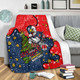 Sydney Roosters Christmas Custom Blanket - Let's Get Lit Chrisse Pressie Blanket