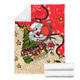 Redcliffe Dolphins Christmas Custom Blanket - Let's Get Lit Chrisse Pressie Blanket