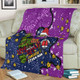 Melbourne Storm Christmas Custom Blanket - Let's Get Lit Chrisse Pressie Blanket