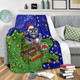 New Zealand Warriors Christmas Custom Blanket - Let's Get Lit Chrisse Pressie Blanket