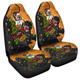 Wests Tigers Christmas Custom Car Seat Cover - Let's Get Lit Chrisse Pressie Car Seat Cover