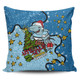 Manly Warringah Sea Eagles Christmas Custom Pillow Cases - Let's Get Lit Chrisse Pressie Pillow Cases