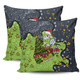 Canberra Raiders Christmas Custom Pillow Cases - Let's Get Lit Chrisse Pressie Pillow Cases