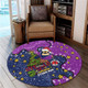 Melbourne Storm Christmas Custom Round Rug - Let's Get Lit Chrisse Pressie Round Rug