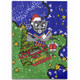 New Zealand Warriors Christmas Custom Area Rug - Let's Get Lit Chrisse Pressie Area Rug