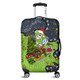 Canberra Raiders Christmas Custom Luggage Cover - Let's Get Lit Chrisse Pressie Luggage Cover