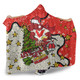 St. George Illawarra Dragons Christmas Custom Hooded Blanket - Let's Get Lit Chrisse Pressie Hooded Blanket