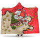 Redcliffe Dolphins Christmas Custom Hooded Blanket - Let's Get Lit Chrisse Pressie Hooded Blanket