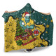 Australia Wallabies Christmas Custom Hooded Blanket - Let's Get Lit Chrisse Pressie Hooded Blanket