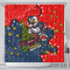 East of Sydney Roosters Christmas Custom Shower Curtain - Let's Get Lit Chrisse Pressie Shower Curtain