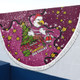 Manly Warringah Sea Eagles Christmas Custom Beach Blanket - Let's Get Lit Chrisse Pressie Beach Blanket