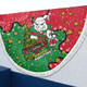 South Sydney Rabbitohs Custom Beach Blanket - Let's Get Lit Chrisse Pressie Beach Blanket