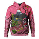 Penrith Panthers Christmas Custom Hoodie - Let's Get Lit Chrisse Pressie Pink Hoodie