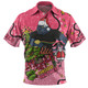 Penrith Panthers Christmas Custom Polo Shirt - Let's Get Lit Chrisse Pressie Pink Polo Shirt