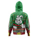 South Sydney Rabbitohs Hoodie - Custom With Aboriginal Inspired Style Of Dot Painting Patterns  Hoodie