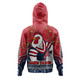 Sydney Roosters Custom Hoodie - Custom With Aboriginal Inspired Style Of Dot Painting Patterns  Hoodie