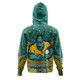 Australia Wallabies Custom Hoodie - Custom With Aboriginal Inspired Style Of Dot Painting Patterns  Hoodie