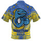 Parramatta Eels Custom Polo Shirt - Custom With Aboriginal Inspired Style Of Dot Painting Patterns  Polo Shirt