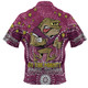 Queensland Cane Toads Custom Polo Shirt - Custom With Aboriginal Inspired Style Of Dot Painting Patterns  Polo Shirt