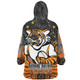 Wests Tigers Custom Snug Hoodie - Custom With Aboriginal Inspired Style Of Dot Painting Patterns  Snug Hoodie