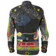 Penrith Panthers Custom Long Sleeve Shirt - Custom With Aboriginal Inspired Style Of Dot Painting Patterns  Long Sleeve Shirt