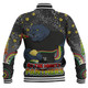 Penrith Panthers Custom Baseball Jacket - Custom With Aboriginal Inspired Style Of Dot Painting Patterns  Baseball Jacket