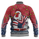 Sydney Roosters Custom Baseball Jacket - Custom With Aboriginal Inspired Style Of Dot Painting Patterns  Baseball Jacket