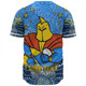 Gold Coast Titans Custom Baseball Shirt - Custom With Aboriginal Inspired Style Of Dot Painting Patterns  Baseball Shirt