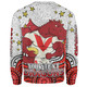 St. George Illawarra Dragons Custom Sweatshirt - Custom With Aboriginal Inspired Style Of Dot Painting Patterns  Sweatshirt