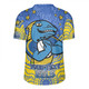 Parramatta Eels Custom Rugby Jersey - Custom With Aboriginal Inspired Style Of Dot Painting Patterns  Rugby Jersey