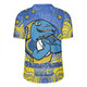 Parramatta Eels Custom Rugby Jersey - Custom With Aboriginal Inspired Style Of Dot Painting Patterns  Rugby Jersey