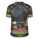 Penrith Panthers Custom Rugby Jersey - Custom With Aboriginal Inspired Style Of Dot Painting Patterns  Rugby Jersey
