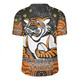 Wests Tigers Custom Rugby Jersey - Custom With Aboriginal Inspired Style Of Dot Painting Patterns  Rugby Jersey