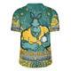Australia Wallabies Custom Rugby Jersey - Custom With Aboriginal Inspired Style Of Dot Painting Patterns  Rugby Jersey