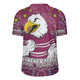 Manly Warringah Sea Eagles Custom Rugby Jersey - Custom With Aboriginal Inspired Style Of Dot Painting Patterns  Rugby Jersey