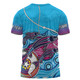 Australia Fishing Aboriginal Fishing Custom T-shirt - Fishaholic With The Dhari Symbol And Aboriginal Pattern T-shirt