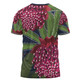 Australia Flowers Aboriginal T-shirt - Australian Waratah Flower Art T-shirt