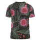 Australia Flowers Aboriginal T-shirt - Aboriginal Style Australian Hakea Flower T-shirt
