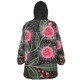 Australia Flowers Aboriginal Snug Hoodie - Aboriginal Style Australian Hakea Flower Snug Hoodie